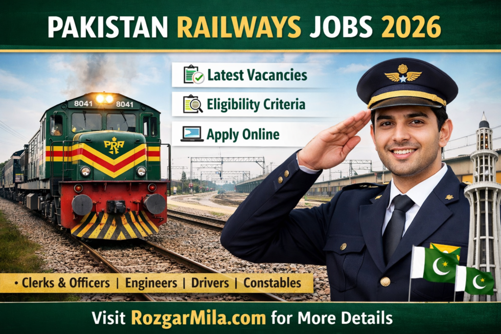 Pakistan Railways Jobs 2026 - Latest Advertisement  Career Opportunity | Apply Online Now