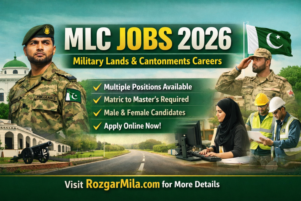 MLC Jobs 2026 – Military Lands And Cantonments Latest Advertisement | Apply Online Now