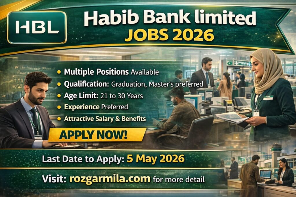 Habib Bank Limited Jobs 2026 Online Apply – Latest Advertisement | HBL Careers Pakistan