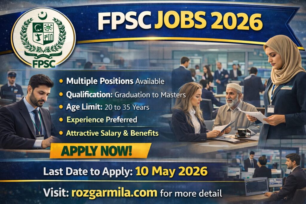 FPSC Jobs 2026 Online Apply – Latest Advertisement | Federal Public Service Commission Careers