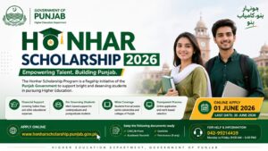 Honhar Scholarship 2026 – Punjab Govt Online Apply | Latest Advertisement