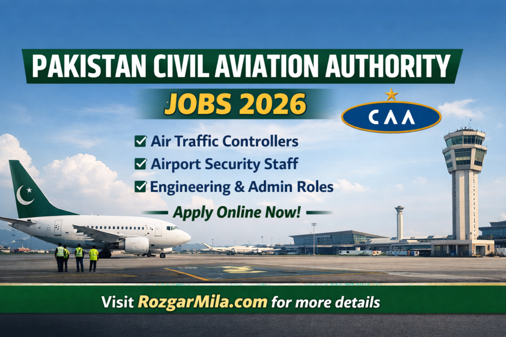 Pakistan Civil Aviation Jobs 2026 – Apply Online Now | Latest CAA Advertisement
